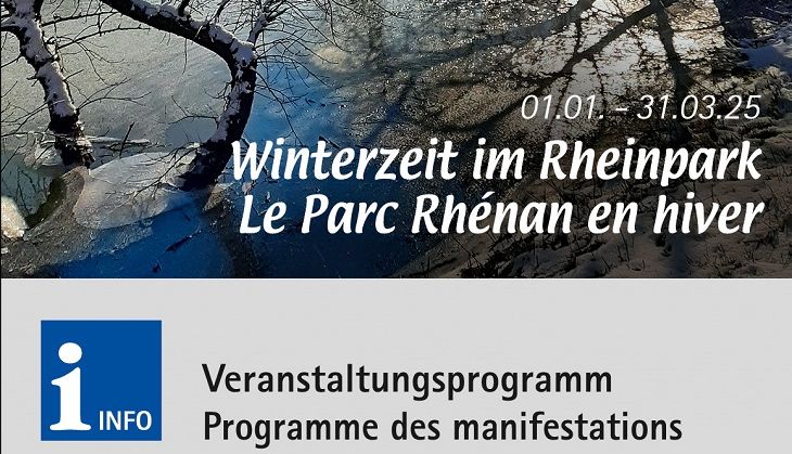 Programme des manifestations 2025 - Le Parc Rhénan en hiver